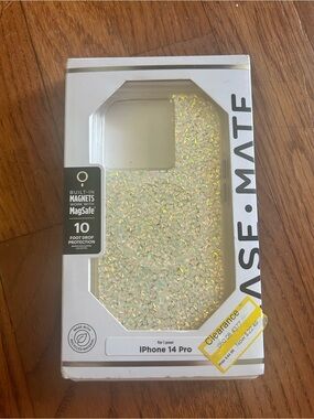 Case-Mate Glitter MagSafe-Compatible iPhone 14 Pro Case -